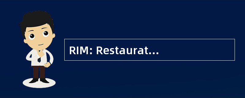 RIM: Restauratie Integratie 梅赫伦