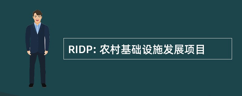 RIDP: 农村基础设施发展项目