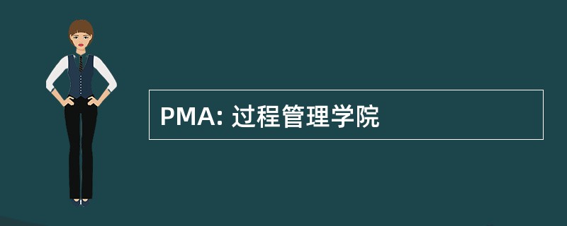 PMA: 过程管理学院