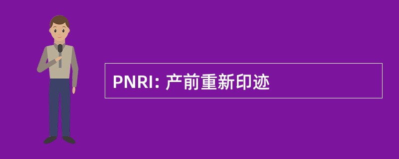 PNRI: 产前重新印迹