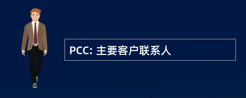 PCC: 主要客户联系人