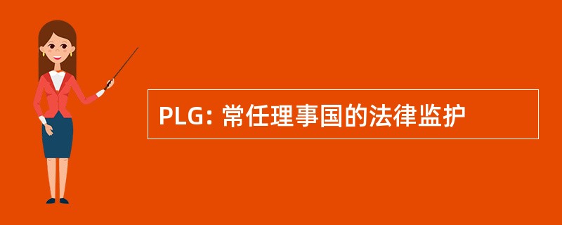 PLG: 常任理事国的法律监护