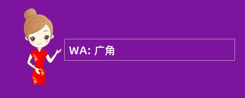 WA: 广角