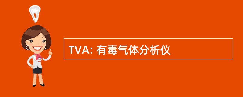 TVA: 有毒气体分析仪