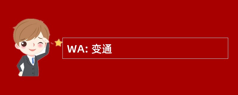 WA: 变通