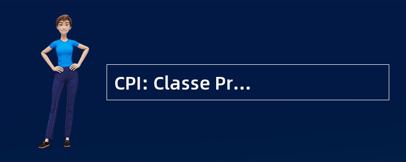 CPI: Classe Preparatoire Integree