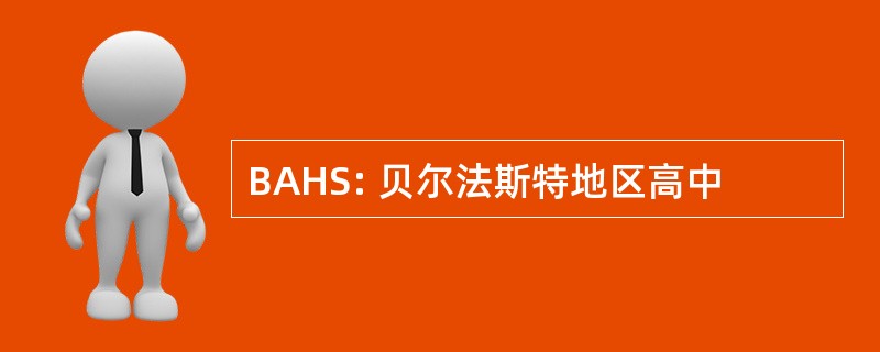 BAHS: 贝尔法斯特地区高中