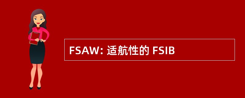 FSAW: 适航性的 FSIB