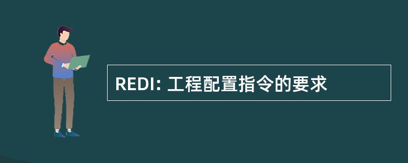 REDI: 工程配置指令的要求