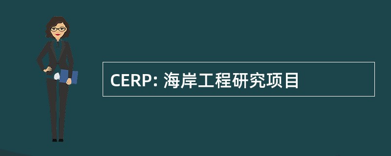 CERP: 海岸工程研究项目