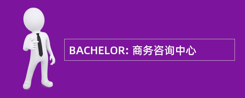 BACHELOR: 商务咨询中心