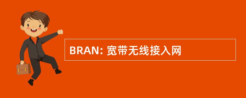 BRAN: 宽带无线接入网