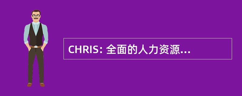 CHRIS: 全面的人力资源管理综合系统