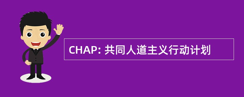 CHAP: 共同人道主义行动计划