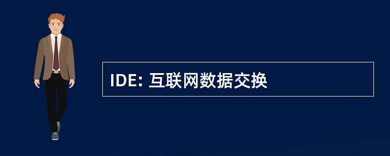 IDE: 互联网数据交换