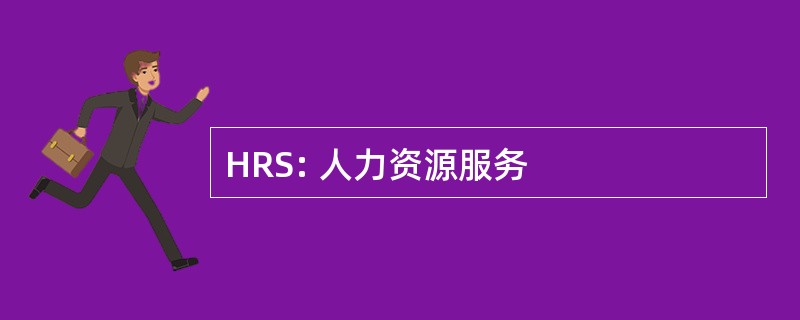 HRS: 人力资源服务