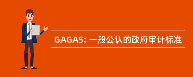 GAGAS: 一般公认的政府审计标准