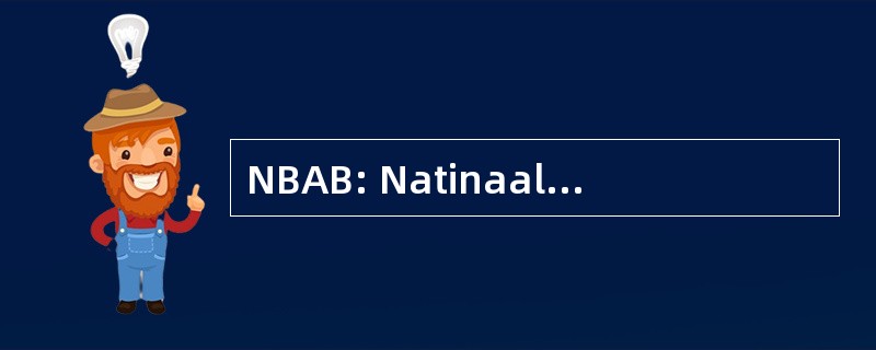 NBAB: Natinaal 做成客厅下 en Bouw