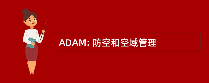 ADAM: 防空和空域管理