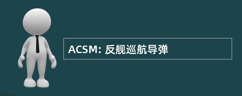 ACSM: 反舰巡航导弹