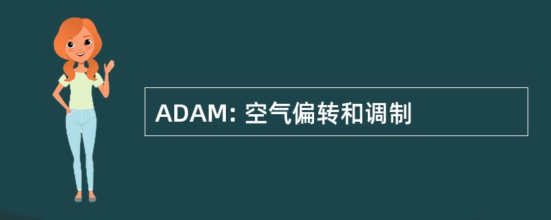 ADAM: 空气偏转和调制