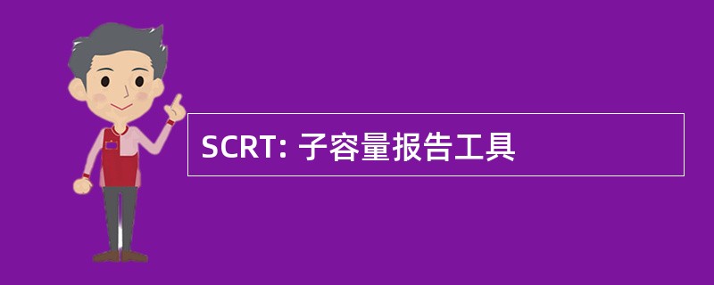 SCRT: 子容量报告工具