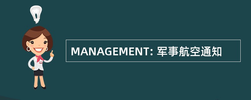 MANAGEMENT: 军事航空通知