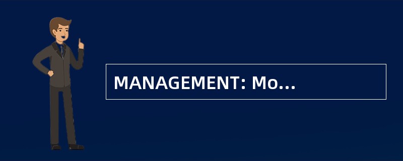 MANAGEMENT: Movimentu Antia 诺宝