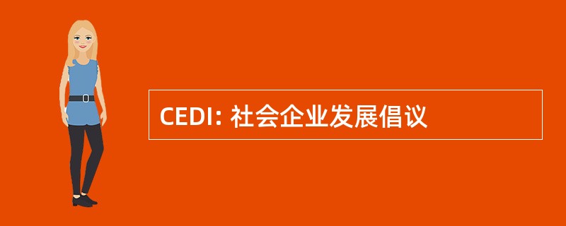 CEDI: 社会企业发展倡议