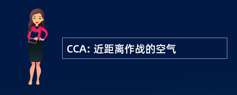 CCA: 近距离作战的空气