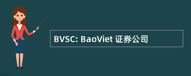 BVSC: BaoViet 证券公司