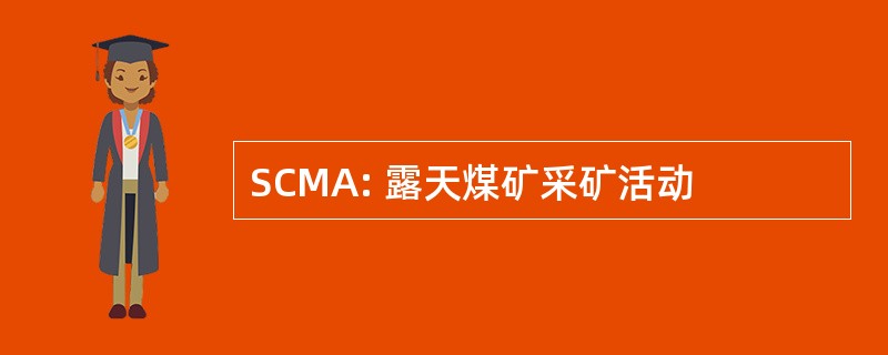 SCMA: 露天煤矿采矿活动