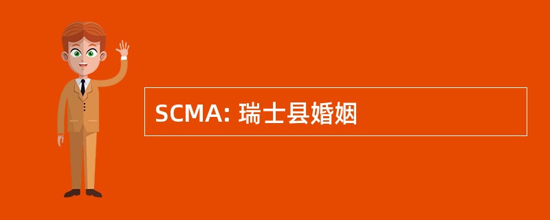 SCMA: 瑞士县婚姻