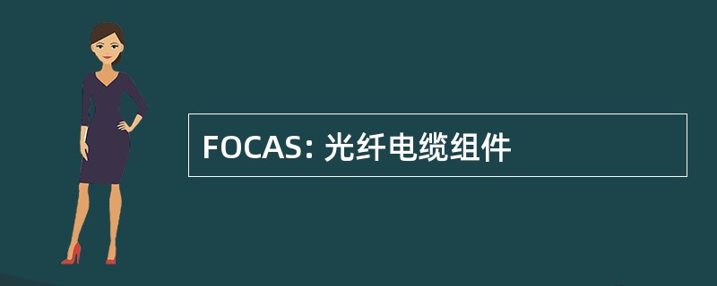 FOCAS: 光纤电缆组件