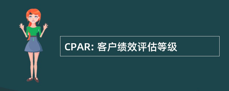 CPAR: 客户绩效评估等级