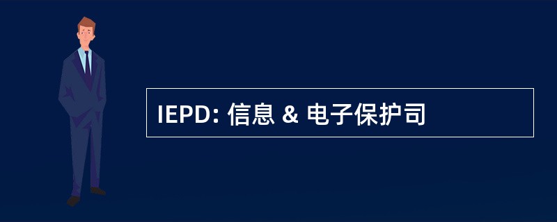 IEPD: 信息 & 电子保护司