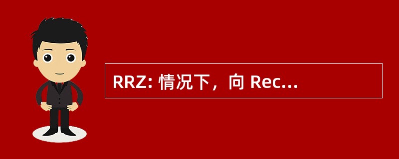 RRZ: 情况下，向 RechenZentrum