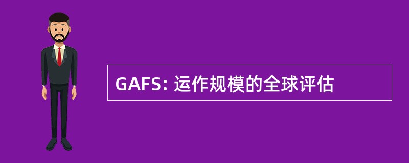 GAFS: 运作规模的全球评估