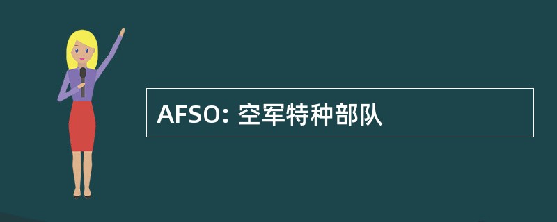 AFSO: 空军特种部队