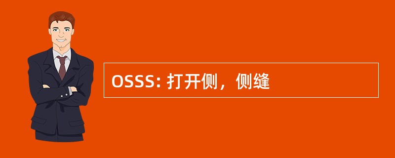 OSSS: 打开侧，侧缝