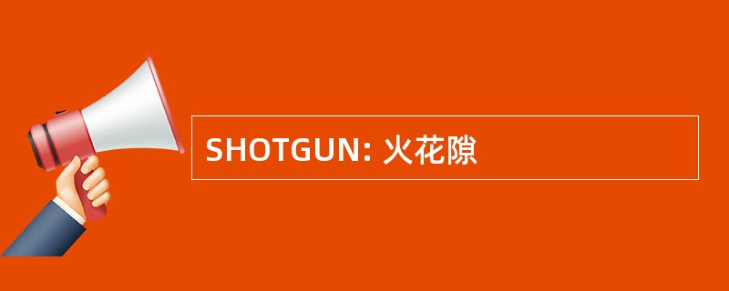 SHOTGUN: 火花隙