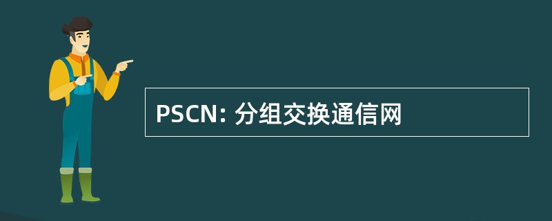 PSCN: 分组交换通信网