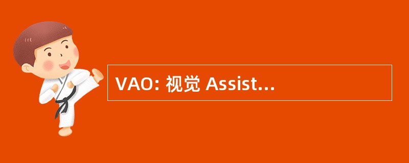 VAO: 视觉 Assistée par Ordinateur