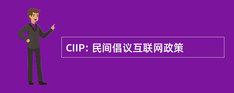 CIIP: 民间倡议互联网政策