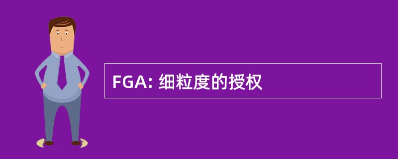 FGA: 细粒度的授权