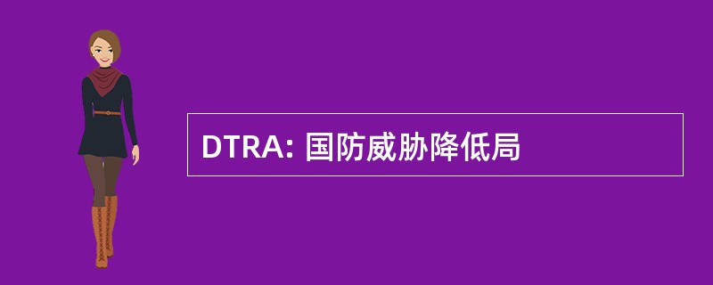 DTRA: 国防威胁降低局