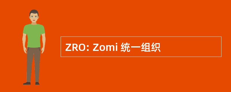 ZRO: Zomi 统一组织