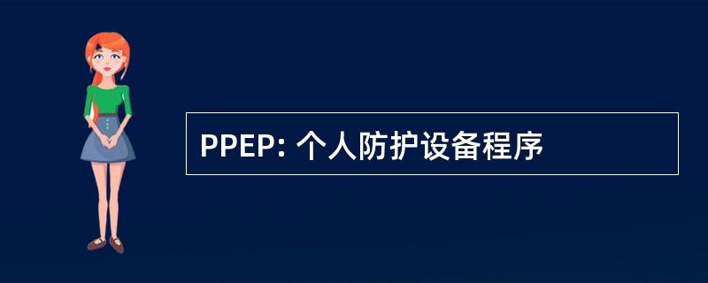 PPEP: 个人防护设备程序