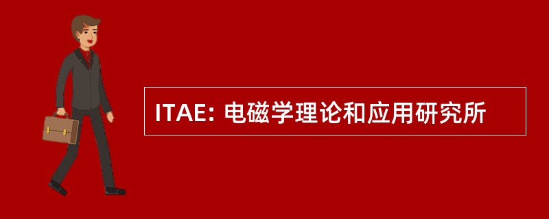 ITAE: 电磁学理论和应用研究所