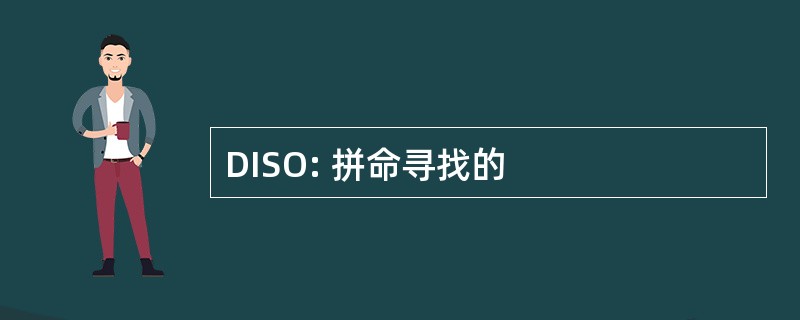 DISO: 拼命寻找的